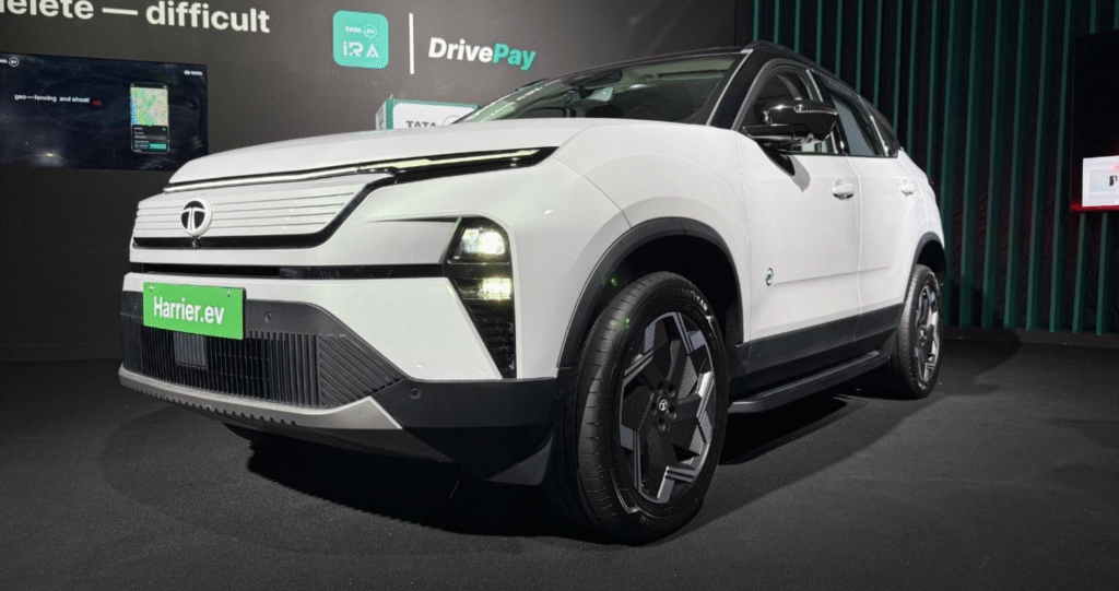 Tata Motors' Harrier EV Debuts with 5 Innovative Features to Redefine EVs